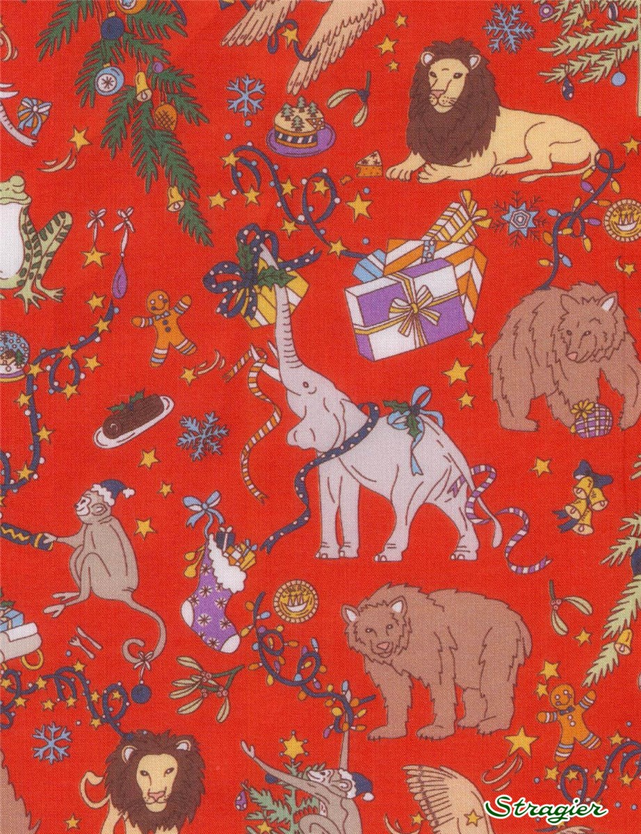 Liberty Tana Lawn - Christmas - Rudolph Nose