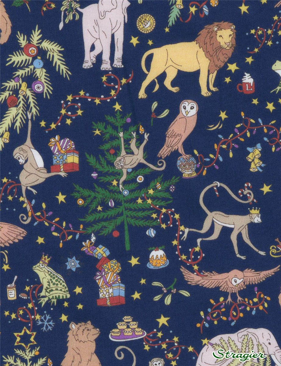 Liberty Tana Lawn - Christmas - Laponia blue 