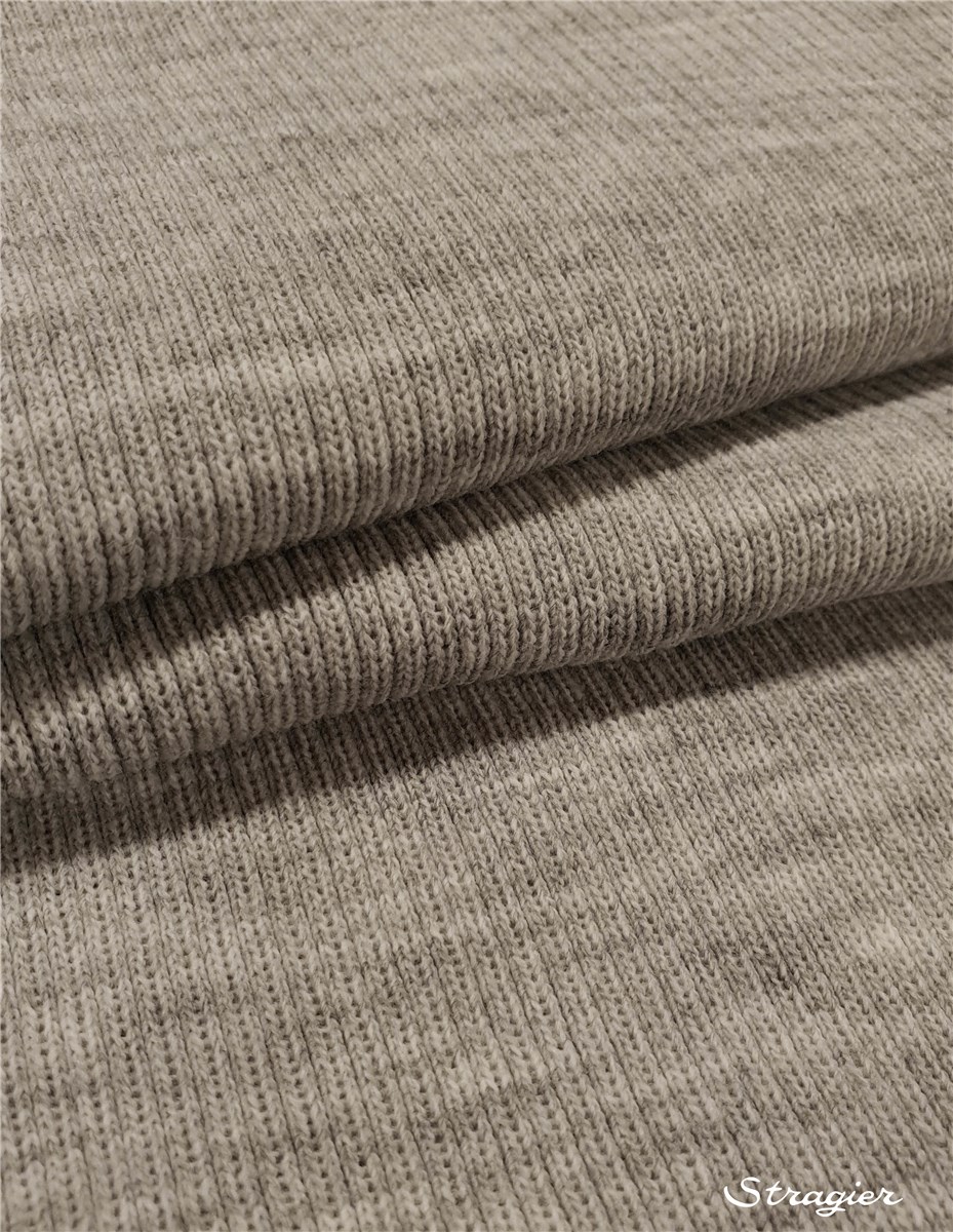 Tricot - medium - Côte 3mm - uni - Gris Mouette - 80 cm