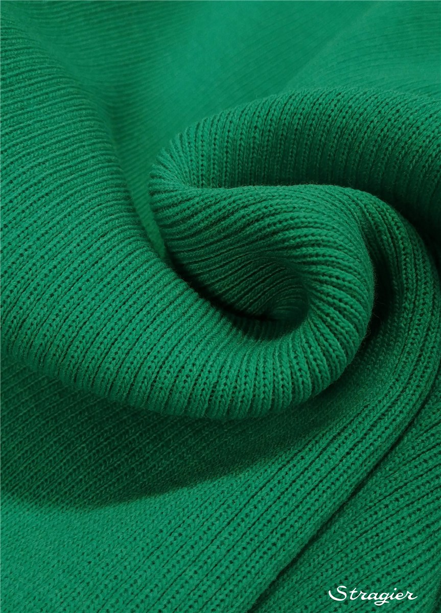Tricot - medium - Côte 3mm - uni - Vert Aqua - 80 cm