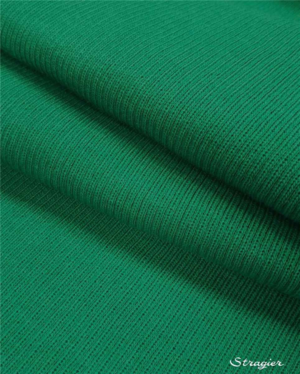 Tricot - medium - Côte 3mm - uni - Vert Aqua - 80 cm