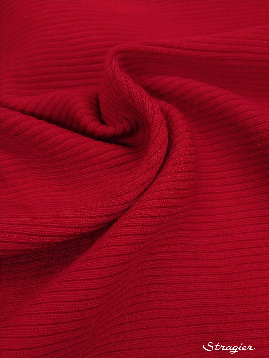 Tricot - souple - Côte 3mm - uni - Fuchsia Rouge - 90 cm