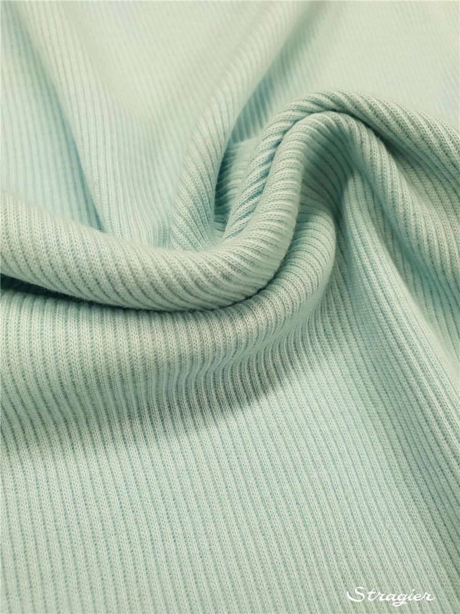 Tricot - souple - Côte 3mm - uni - Turquoise Pâle - 70 cm