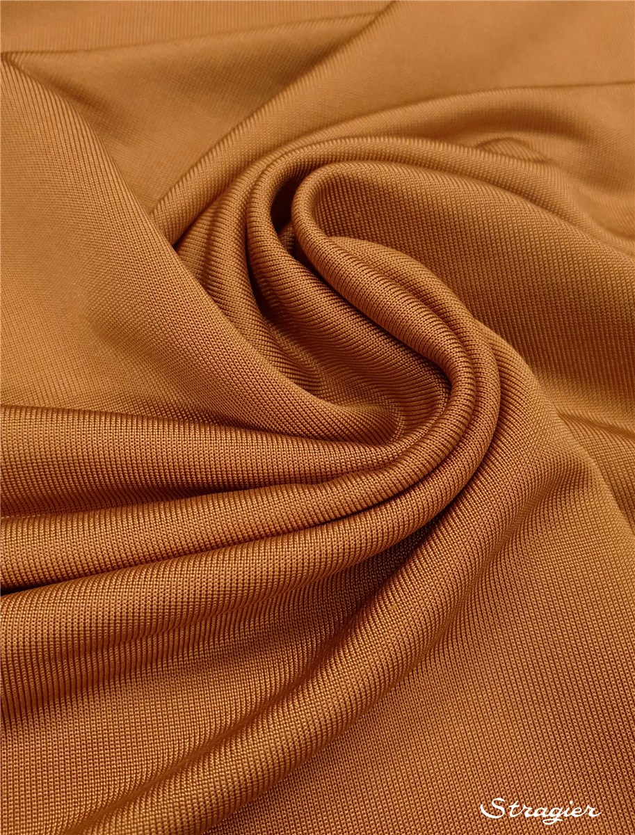 Jersey de Soie 140 gr/m² - uni - Tan 