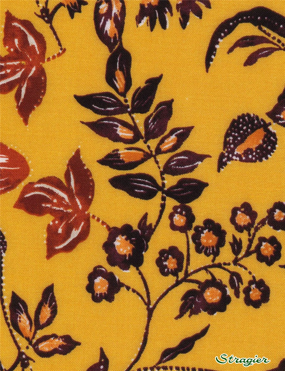Viscose - Clarisse - Moutarde-Fauve 