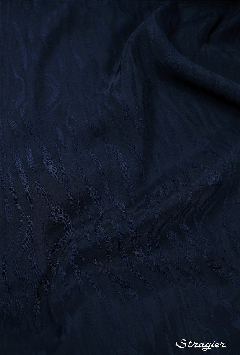 Jacquard souple Viscose - Thigmo - Marine 