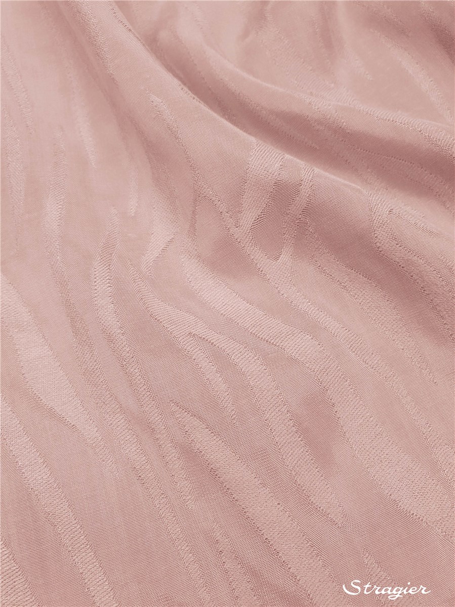 Jacquard souple Viscose - Thigmo - Rose Zéphyr 