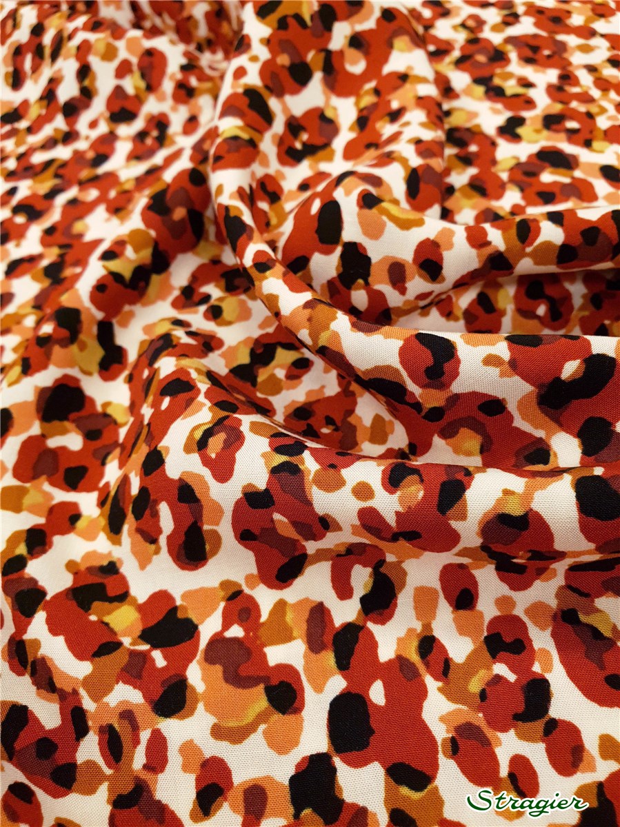 Javanaise Viscose - Leo Tuly - Sienne 