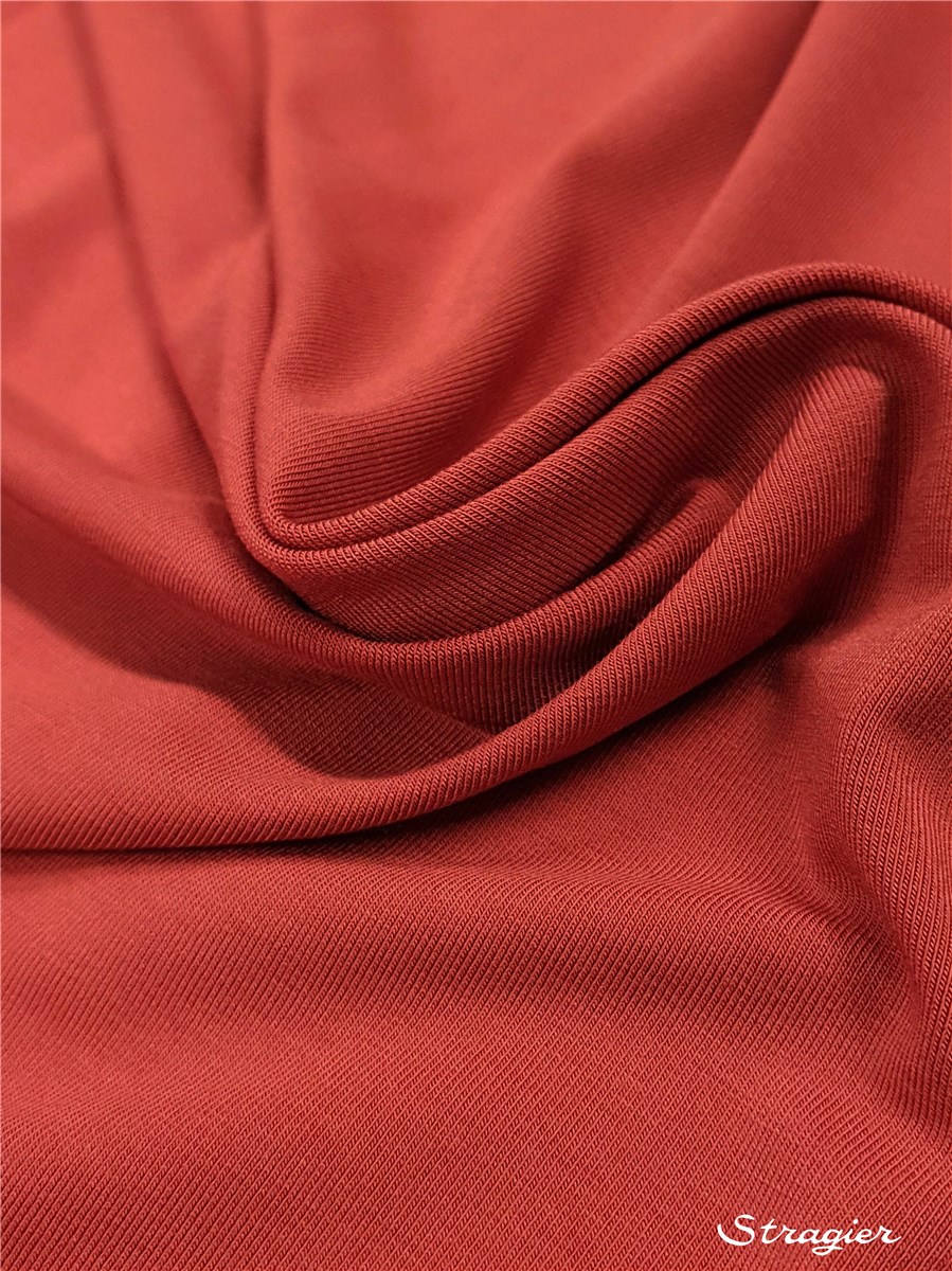 Jersey Bambou Super Soft - uni - Rose corail