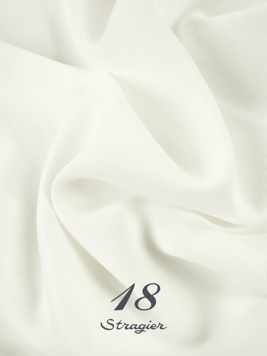 Viscose super Sandwashed - uni - Ivoire clair Stragier 
