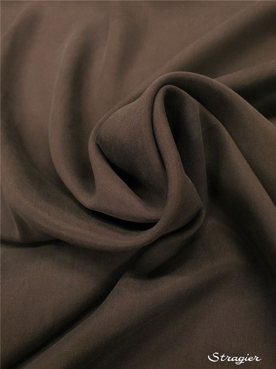 Twill Tencel - uni - Gris taupé 