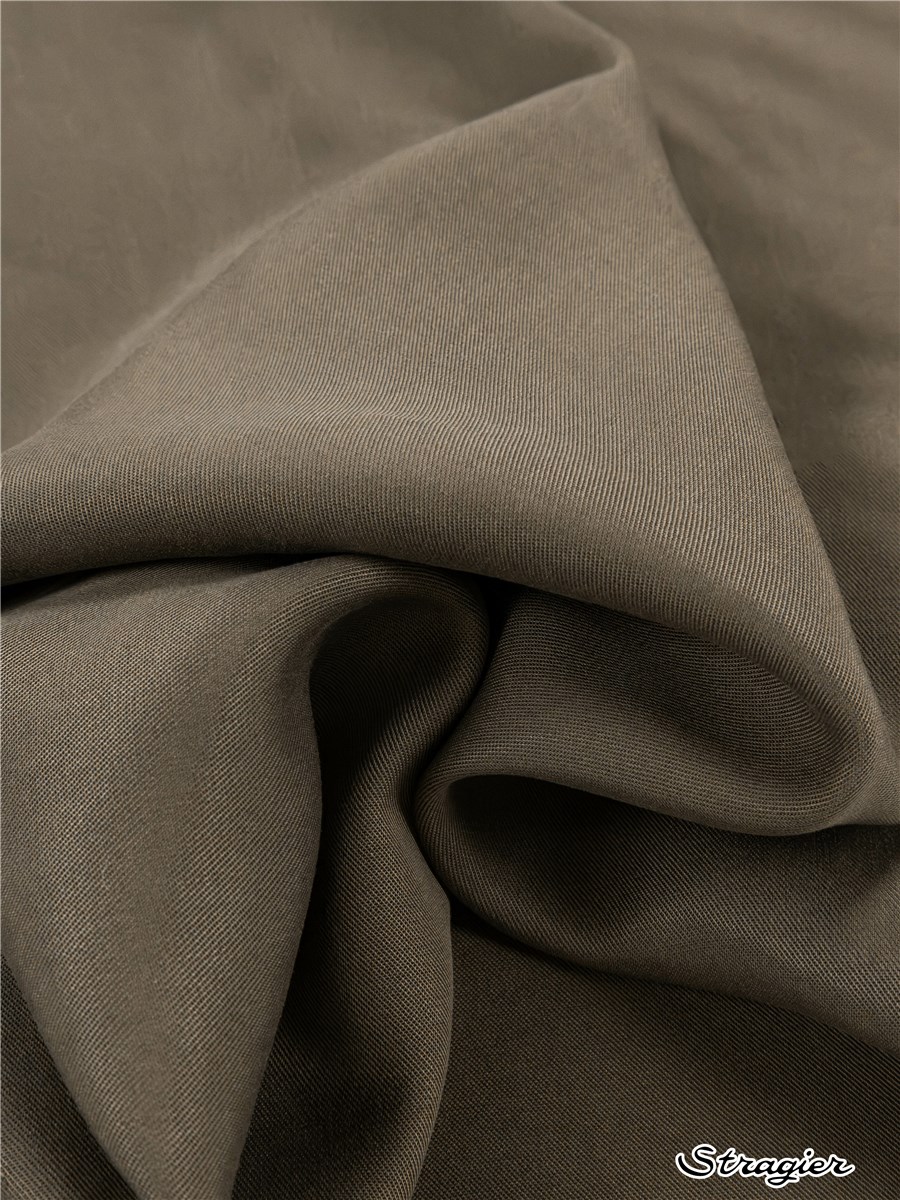 Tencel Twill - uni - Gris taupé