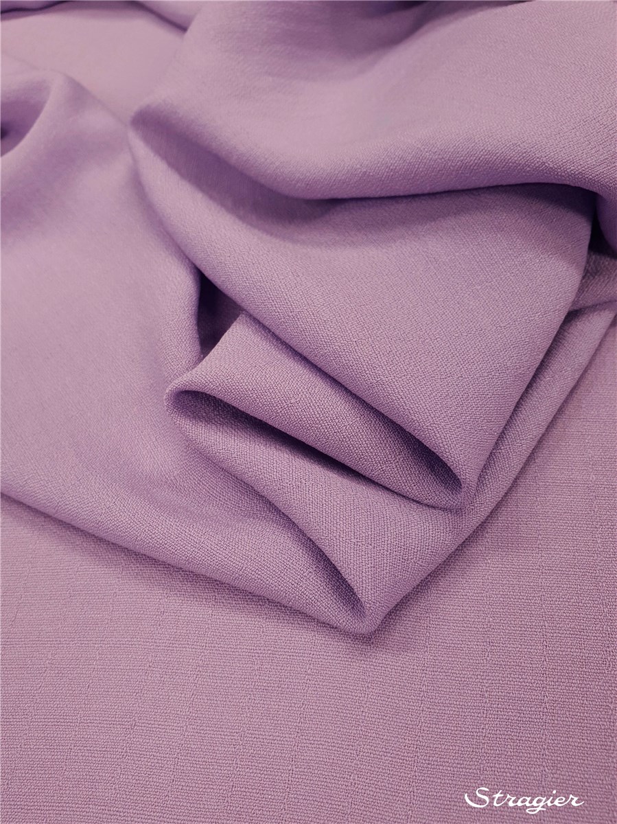 Batiste Microfibres - souple - uni - Parme Lilas