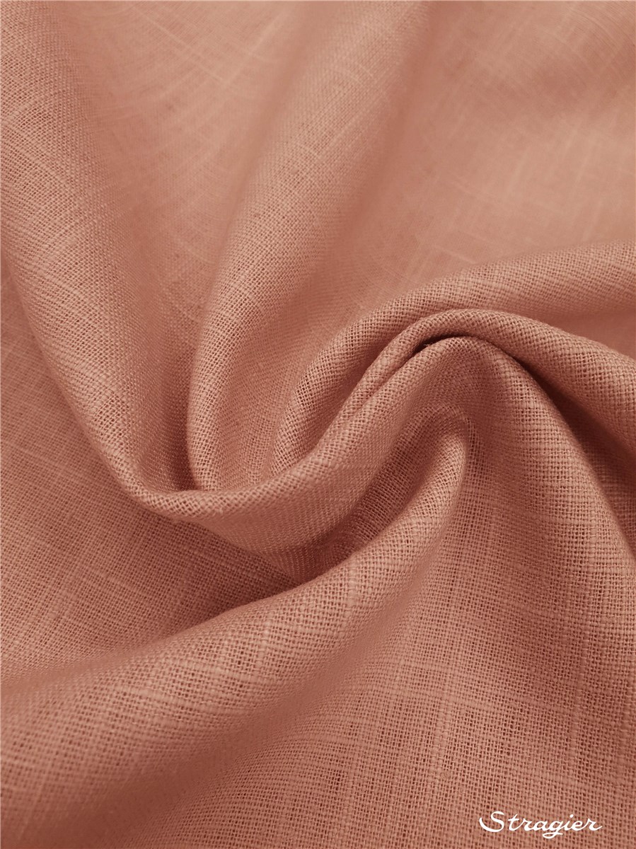 Pure Ramie Cloth - Plain - Rose Zéphyr
