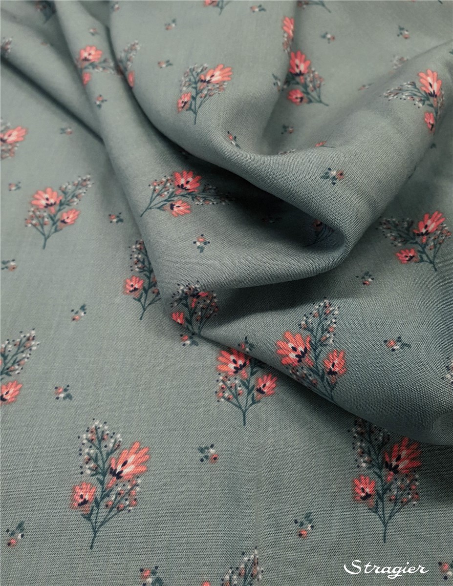 Javanaise Viscose - Luzerne - Vert Menthe 