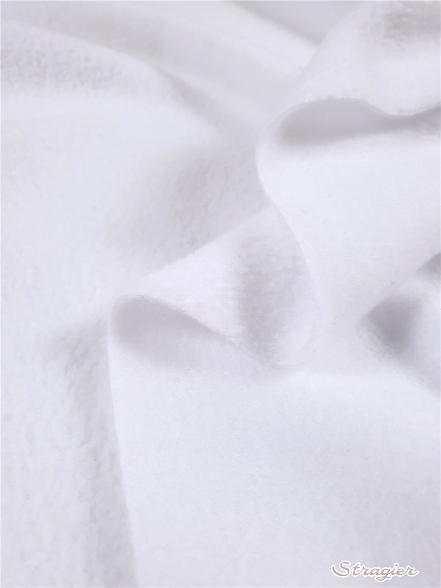 Molleton Polyester - Medium - Blanc ou Ecru