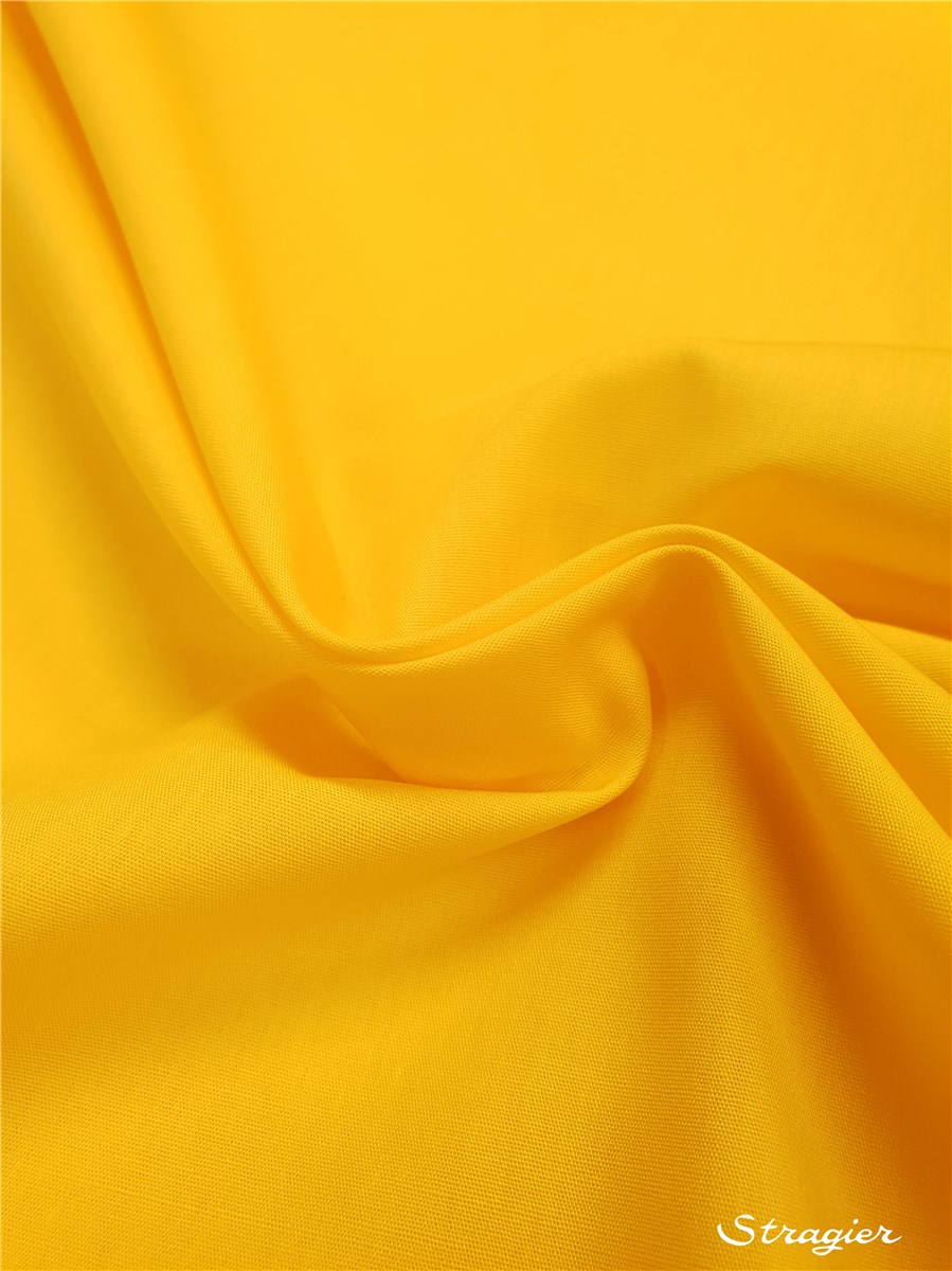 Popeline 59 fils/cm - Uni - Jaune vif 