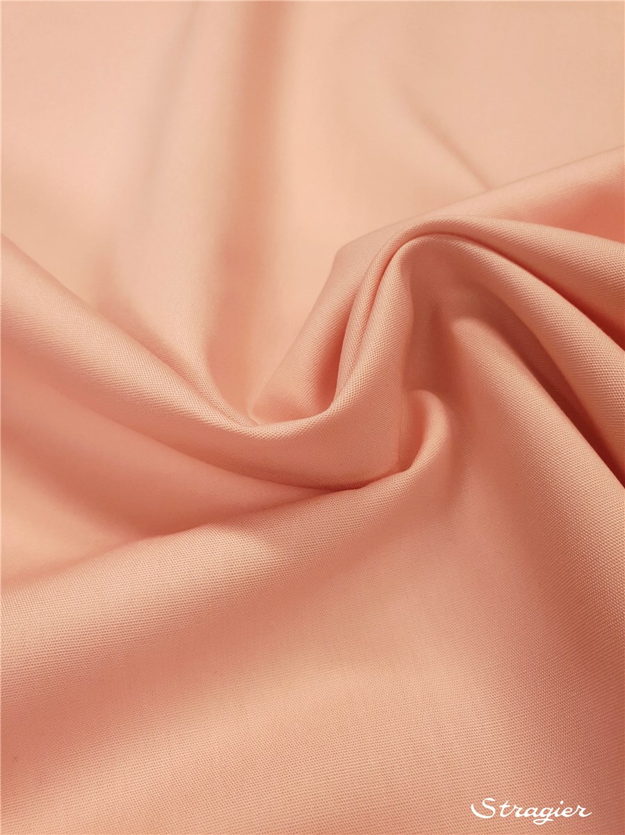 Poplin 59 threads/cm - Plain - Nude