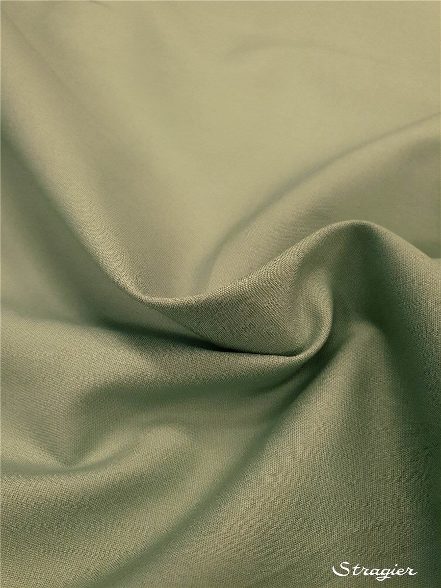 Poplin 59 threads/cm - Plain - Vert de Gris