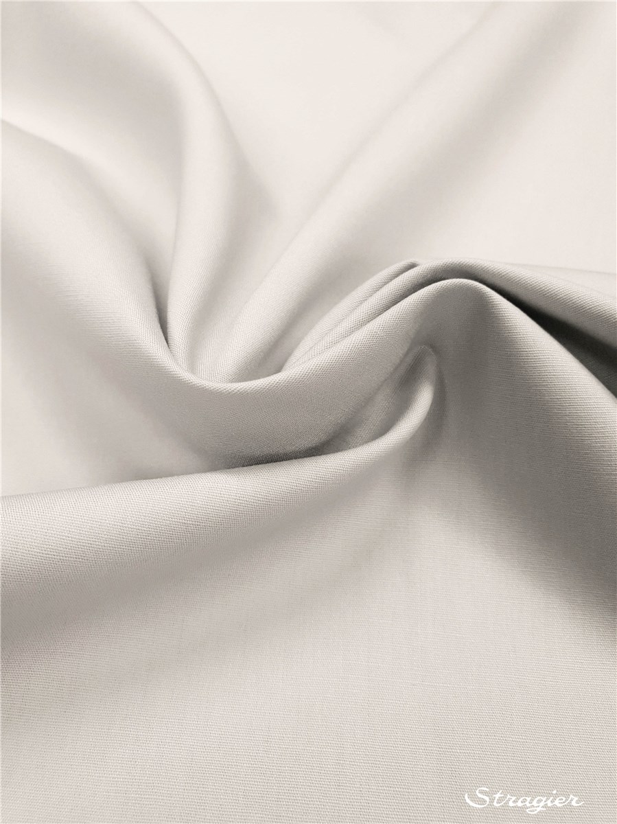 Poplin 59 threads/cm - Plain - Gris Perle