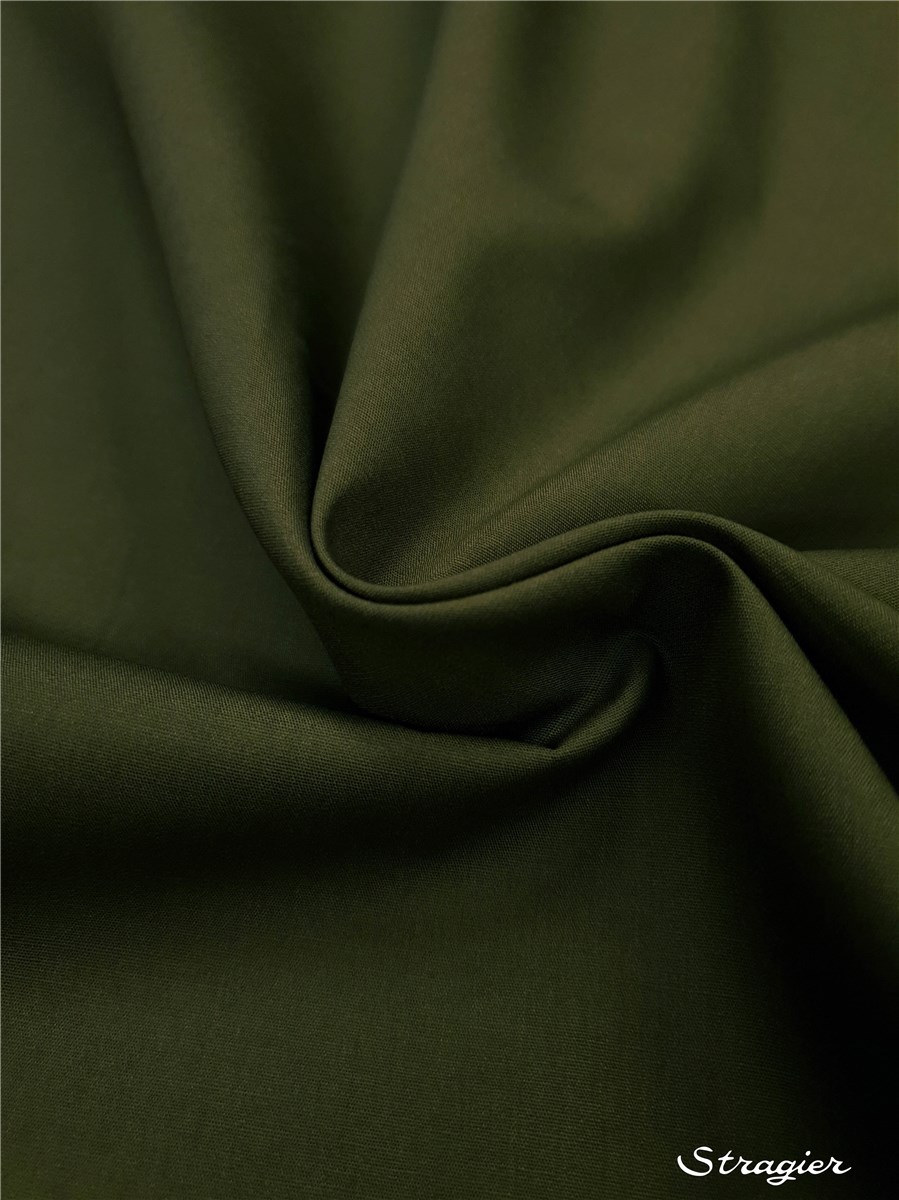 Poplin 59 threads/cm - Plain - Khaki
