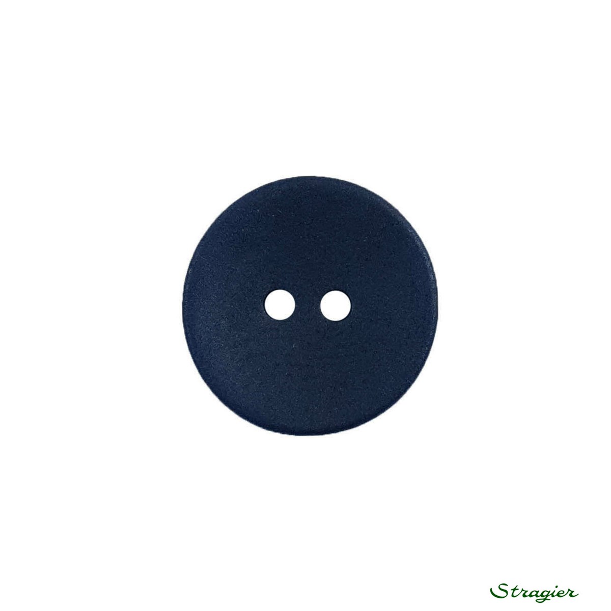 Ivory-Nut Buttons - 2 trous - Marine - 15 mm