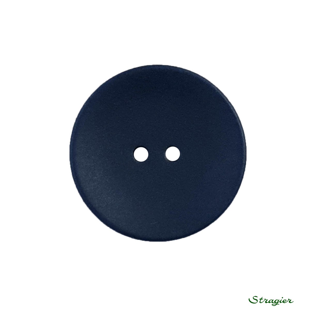 Ivory-Nut Buttons - 2 trous - Marine - 20 mm