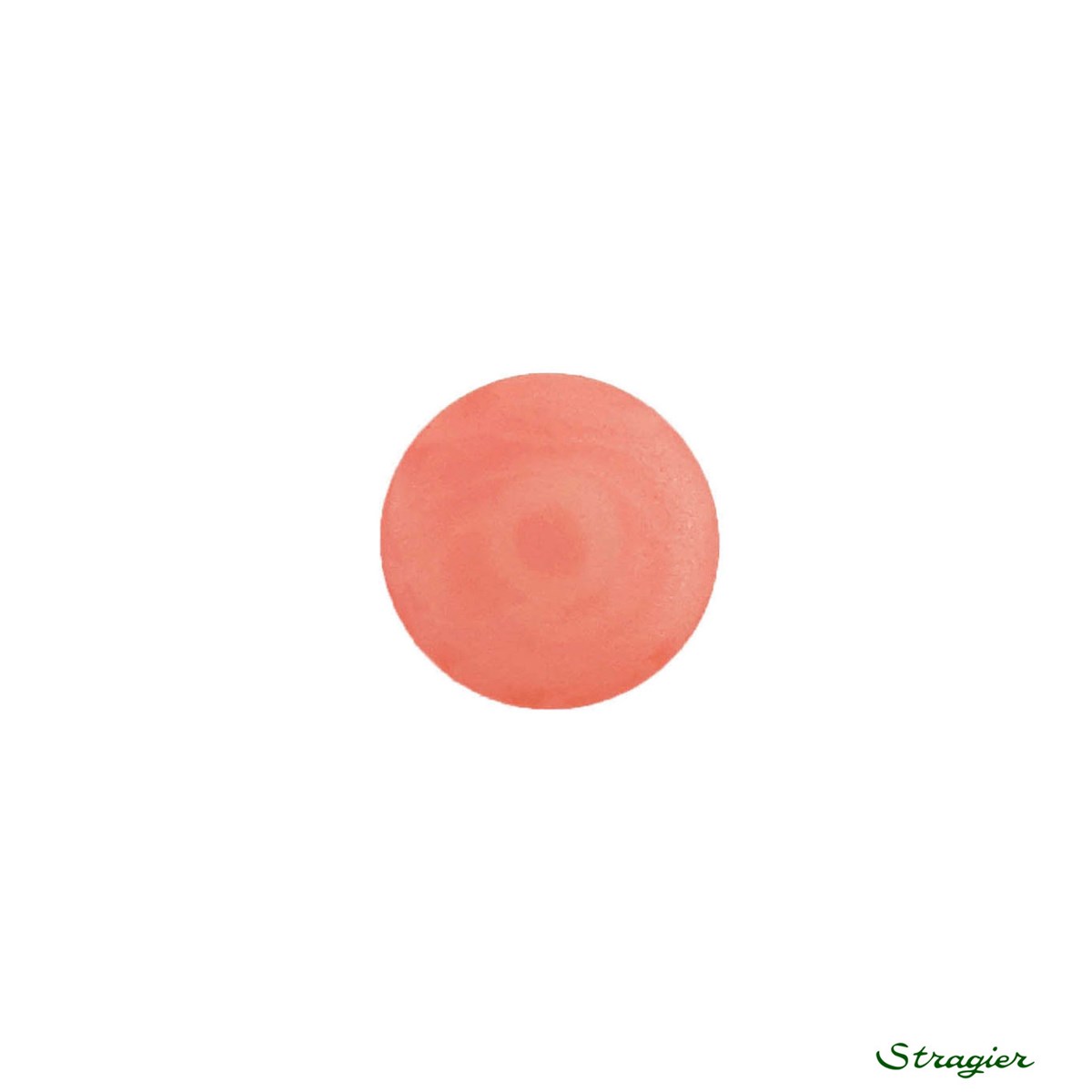 Ivory-Nut Buttons - à queue - Corail - 11 mm