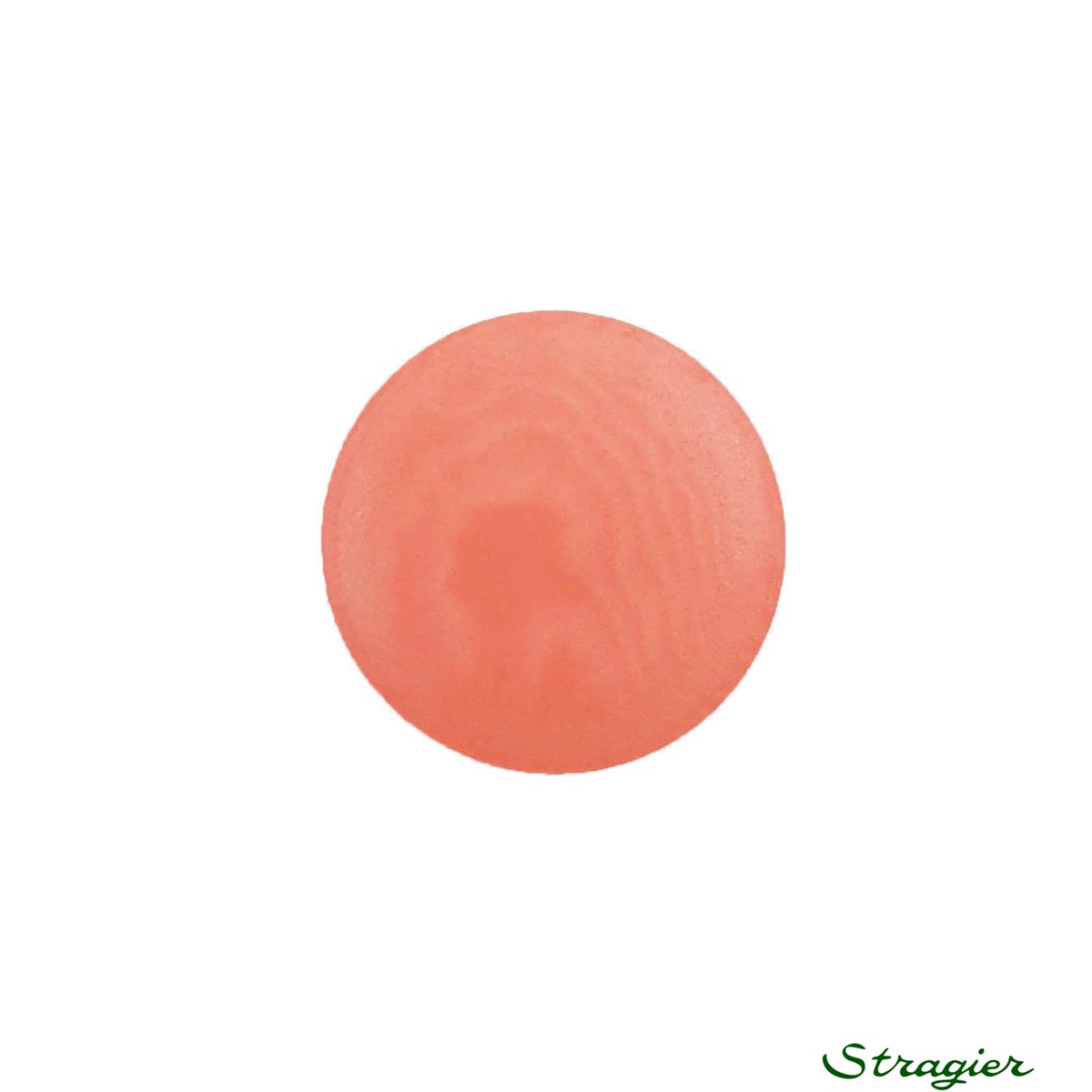 Ivory-Nut Buttons - à queue - Corail - 15 mm