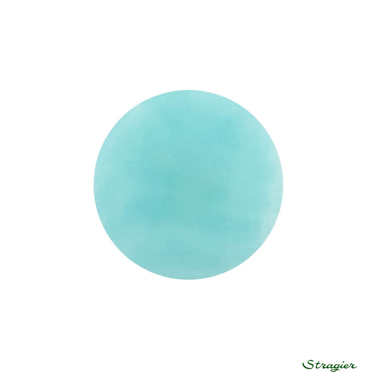 Ivory-Nut Buttons - à queue - Menthe bleue - 18 mm