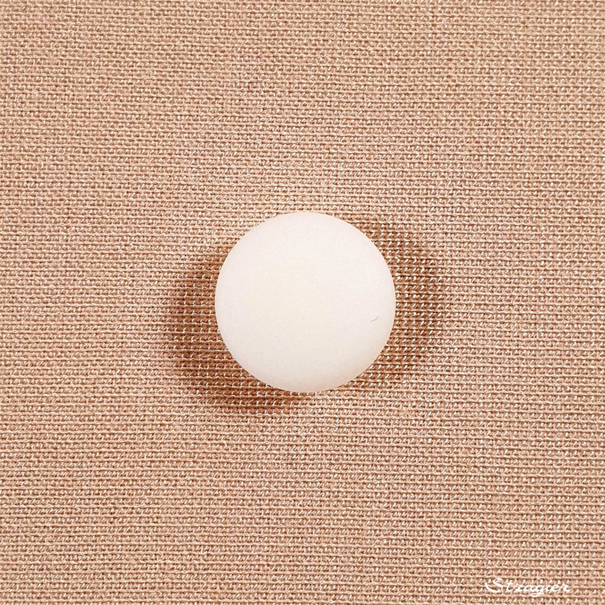 Ivory-Nut Buttons - à queue - Porcelaine - 11 mm