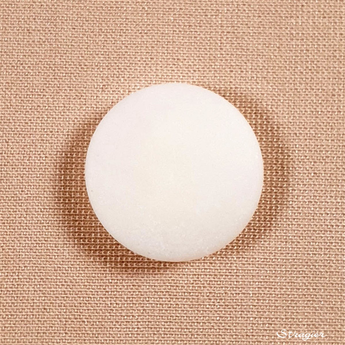 Boutons Corozo - à queue - Porcelaine - 18 mm