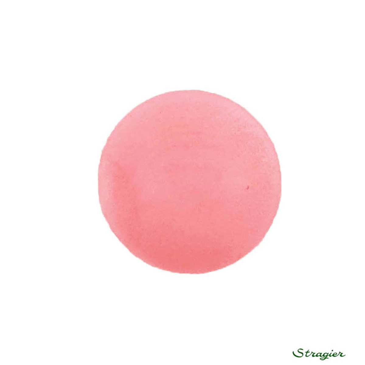 Ivory-Nut Buttons - à queue - Rose Cyclamen - 18 mm
