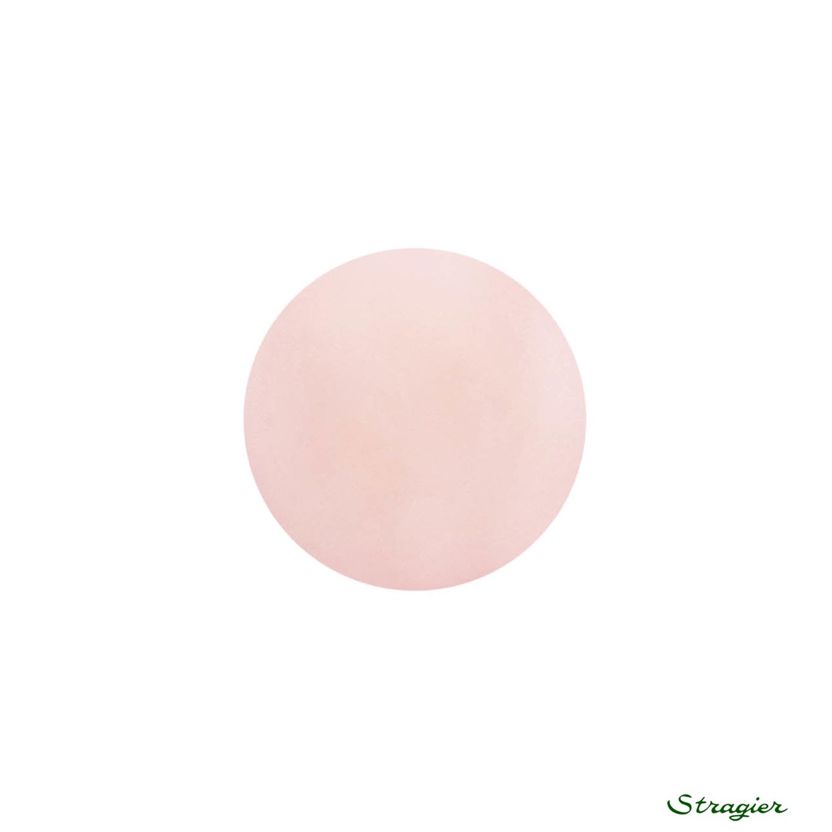 Ivory-Nut Buttons - à queue - Rose Perle - 15 mm