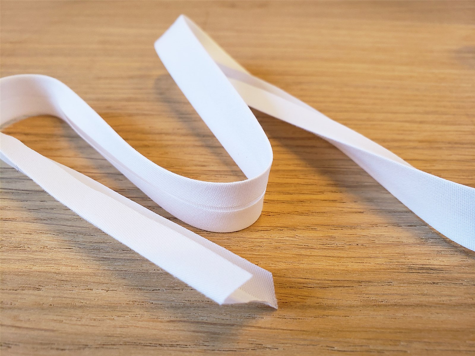 Biais Polyester Micro - uni - Blanc - 16 mm