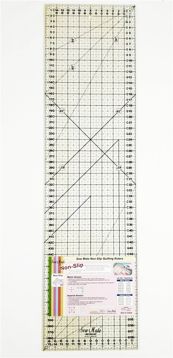 Règle - Latte transparente anti-dérapante -  -  