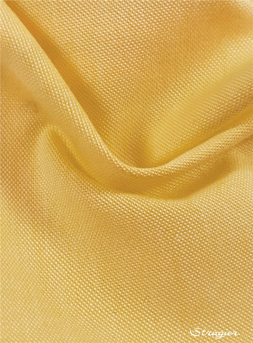 Coton "Pin-Point" - uni - Jaune Soleil