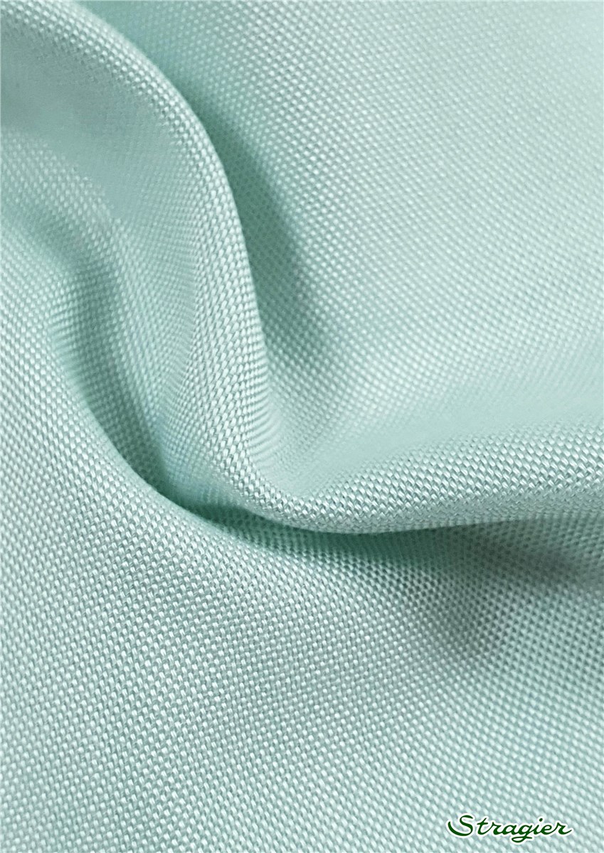 Coton "Pin-Point" - uni - Menthe