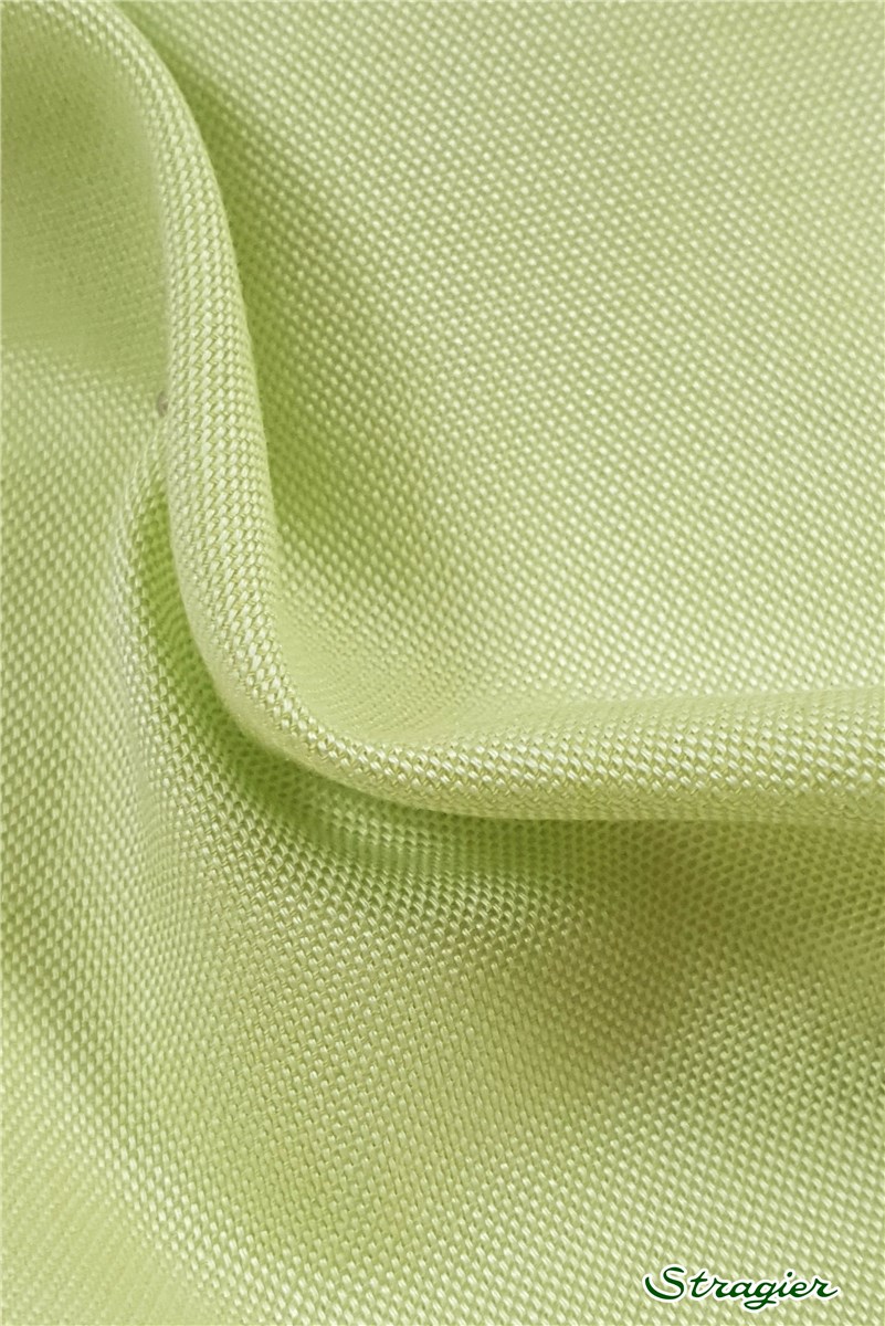Coton "Pin-Point" - uni - Lime