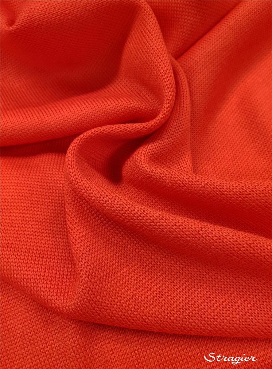 Maille pure Laine - souple et douce - uni - Corail 
