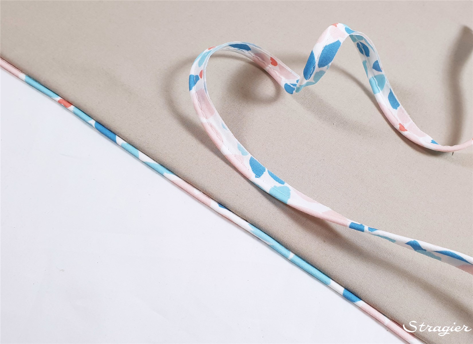 Piping Ribbon - UNE - Florie - Menthe-Pêche