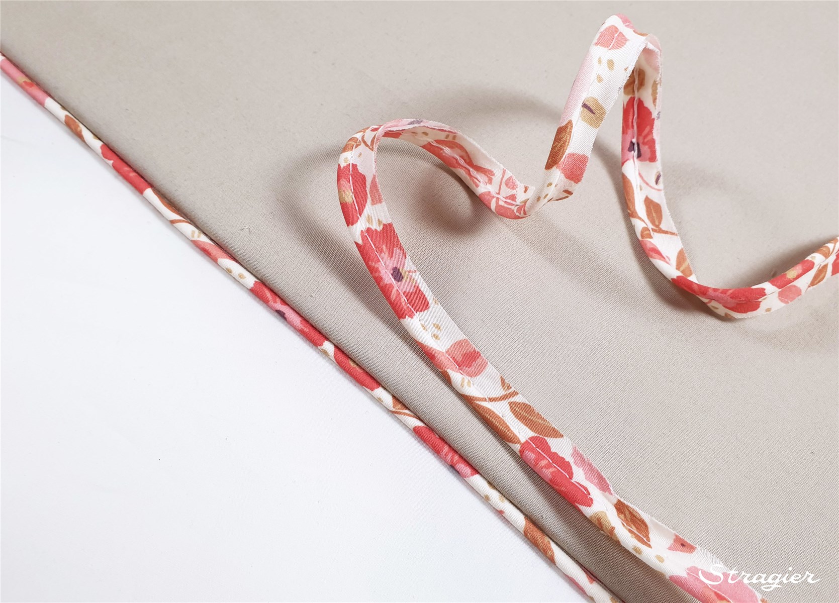 Piping Ribbon - UNE - Florilège - Corail-Rose