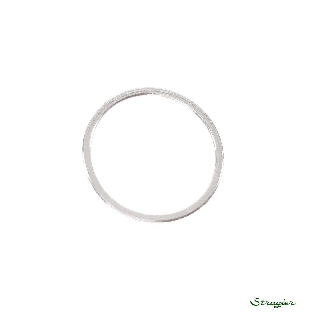 Anneau - - Zamak - Argent clair - 16 mm