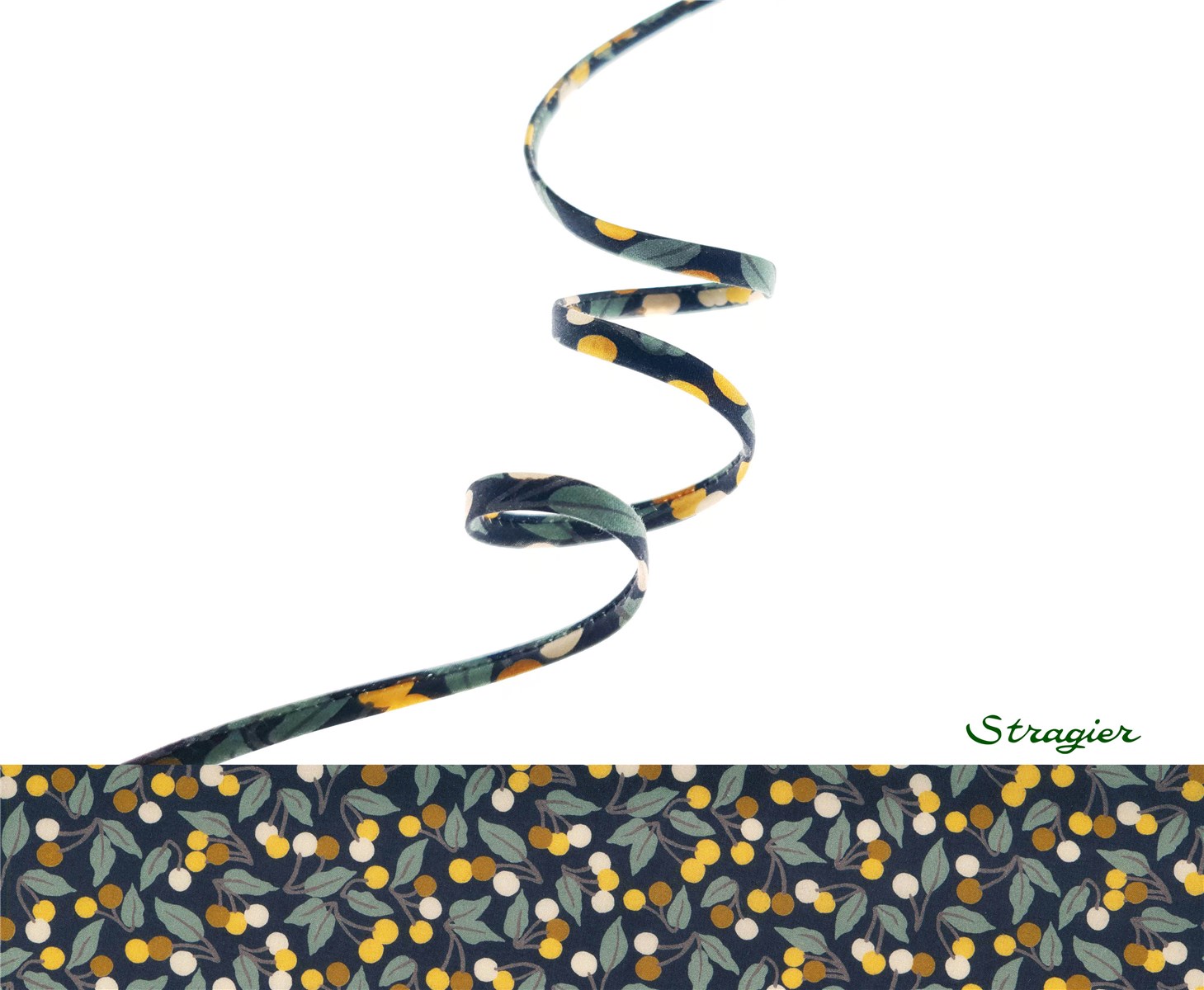 Liberty Cord - Cherry Drop - Mirabelle - 4 mm