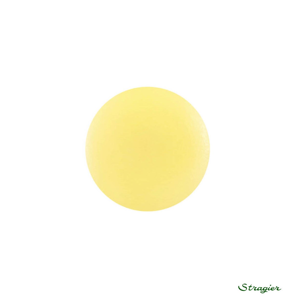 Ivory-Nut Buttons - à queue - Jaune Poussin - 15 mm