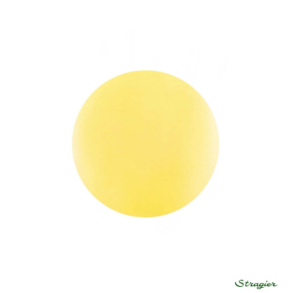 Ivory-Nut Buttons - à queue - Jaune Poussin - 18 mm