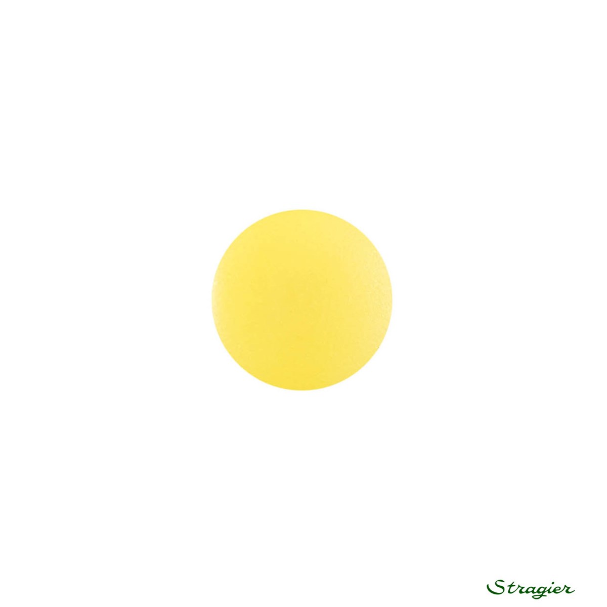 Ivory-Nut Buttons - à queue - Jaune Soleil - 11 mm