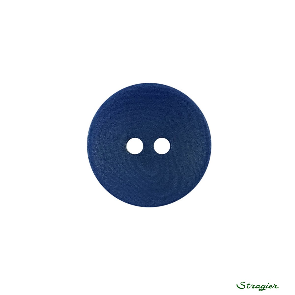 Ivory-Nut Buttons - 2 trous - Marine clair - 15 mm