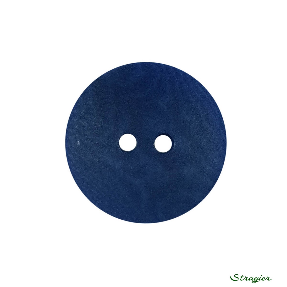 Ivory-Nut Buttons - 2 trous - Marine clair - 20 mm