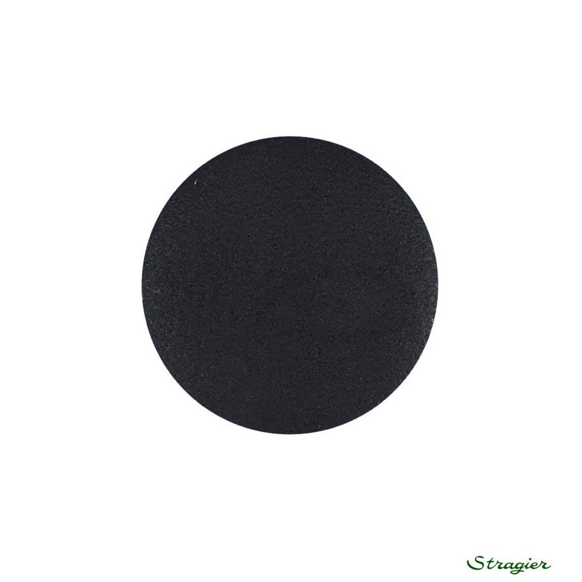 Ivory-Nut Buttons - à queue - Noir - 18 mm